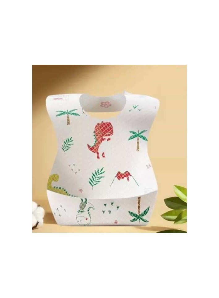20-Piece Disposable Baby Bibs Convenient Unisex